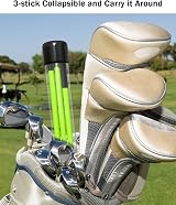 Rhino Valley Golf Alignment Sticks 2 Pack Collapsible Practice Rods 48in view 7
