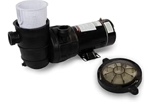 Rx Clear 1.5 HP Extreme Force Pool Pump for Above Ground Swimming Pools | High Performance Single Speed Pump | 83 GPM | 115V 15 Amps | Durable & Quiet