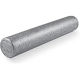 OPTP Silver AXIS Foam Roller, Moderate Density for Sports Medicine, Physical Therapy, Pilates, Yoga - Myofascial Release on Trigger Points (Silver Moderate Density, 36" x 6" Round)