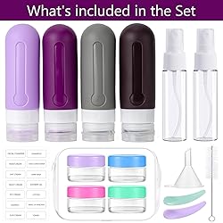 16pack Travel Bottles for Toiletries, TSA Approved