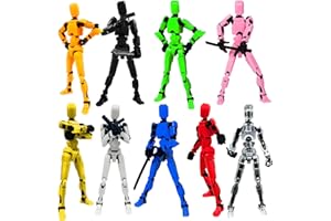 DUMWICK 2025 New Assembly Completed-Titan 13 Action Figure,Dummy Robot 13 Action Figures Set,3D Printed Multi-Jointed Action Figures,Nova 13 Action Figure for Collectors Desktop Decorations (9pcs)