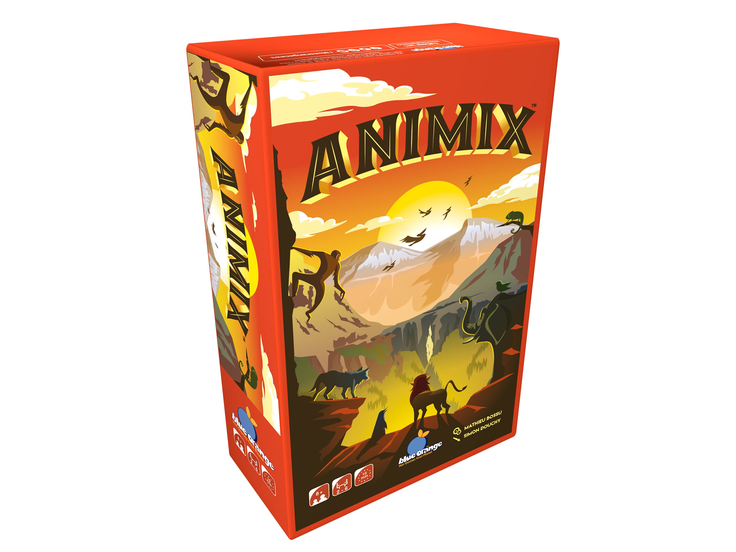 Blue Orange | Animix | Card Game | Ages 8+ | 2-6 Players | 10 Minutes Playing Time