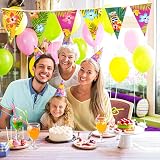 FEPITO Hawaiian Bunting Banners 2 Pack 6 Meters Luau Tropical Party Decor view 5