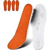 4D Cloud Insoles for Men & Women - 2 Pack, Memory Foam Cloud Insoles Super Soft Anti-Fatigue, Relieve Foot, Trim to Fit All Shoe Types, for Kids Youth