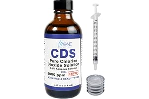Chlorine Dioxide Pure Chlorine Dioxide Solution 3000 ppm ClO2 CDS solution 3000 ppm 118 ml 4 oz Made in Canada | AllOne Welln
