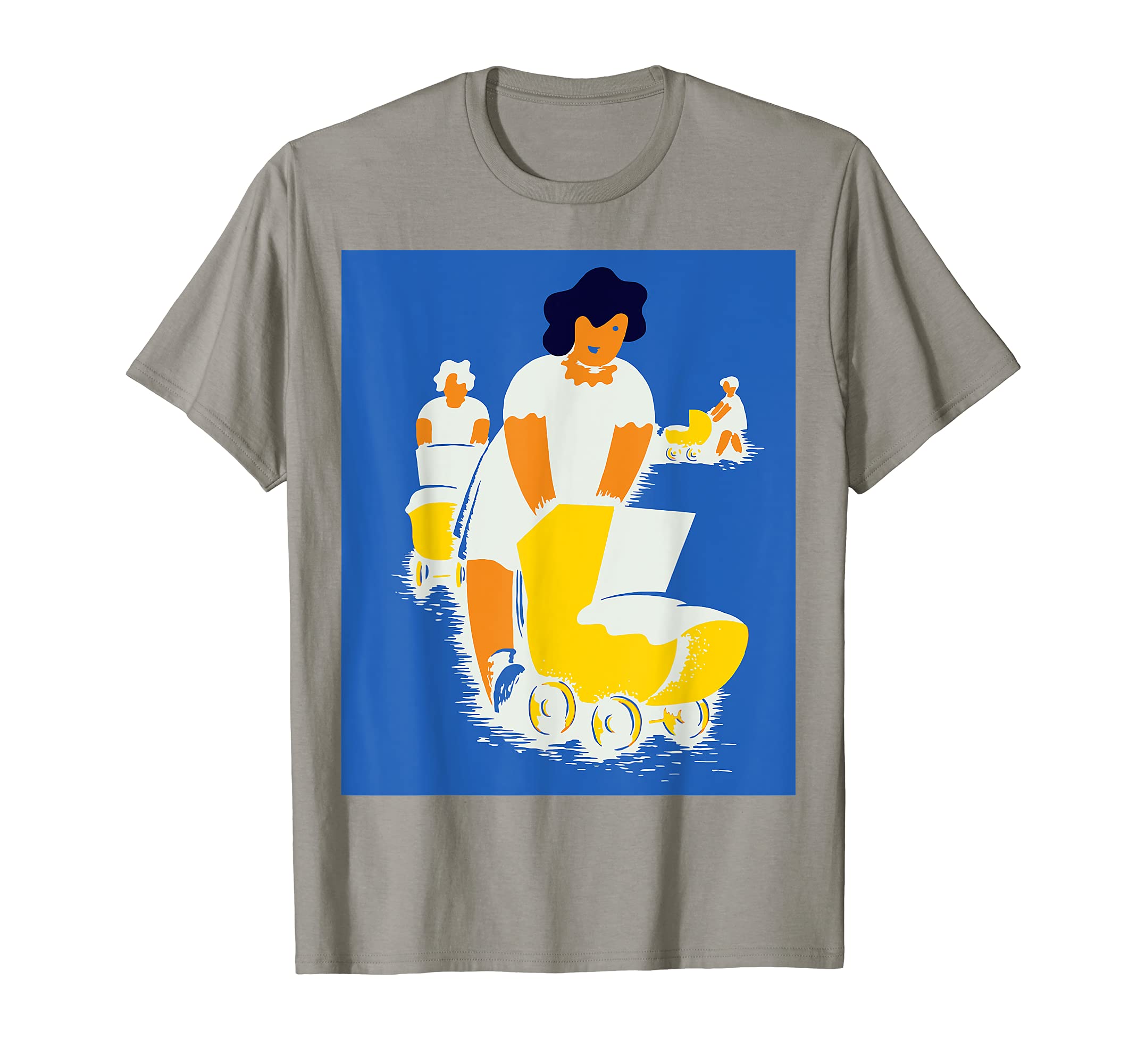 Nanny Stroller Art T-Shirt