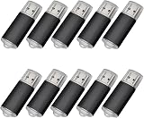 Fenglangrong 10x 16GB USB 2.0 Flash Drives Thumb Drive Memory Stick Black