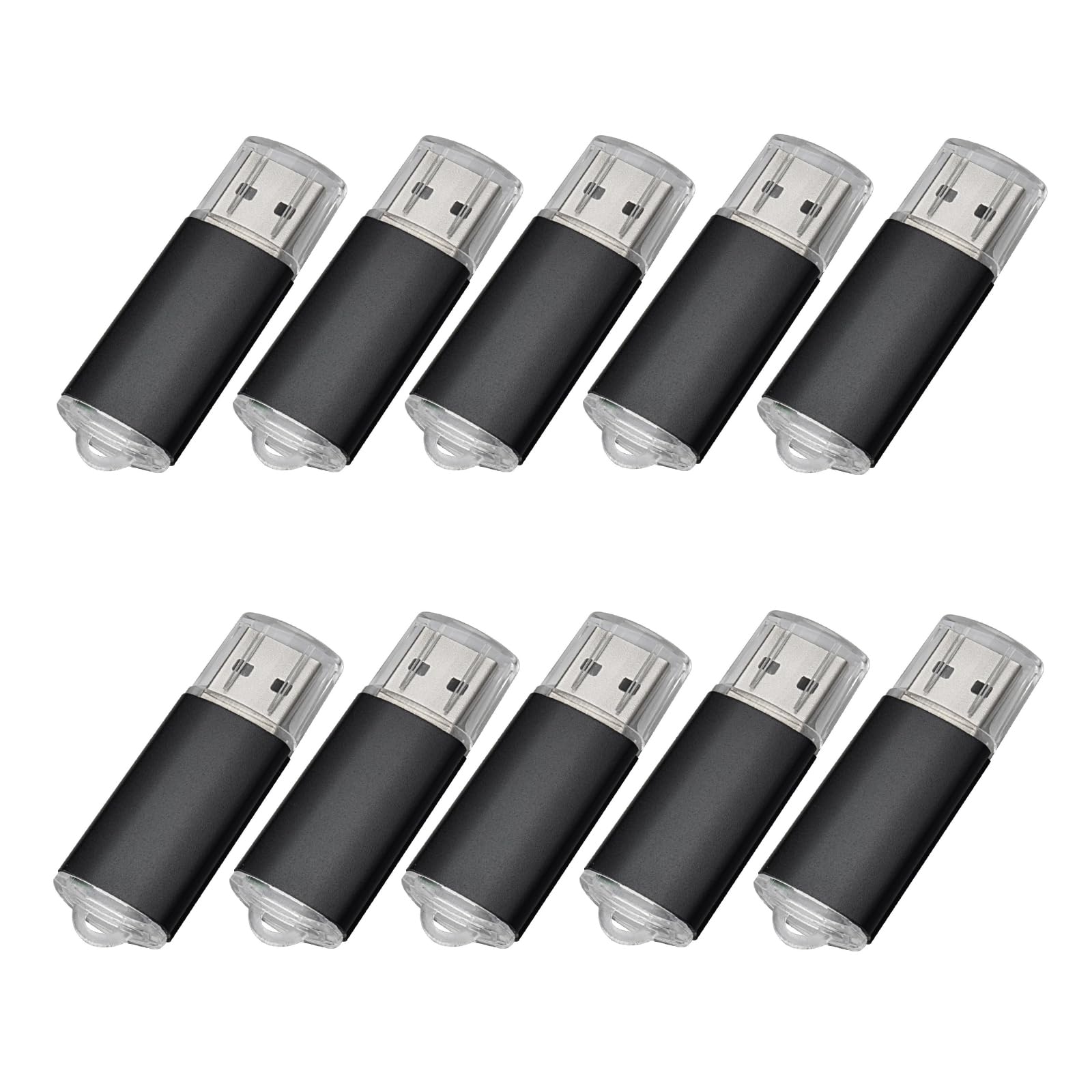 Yaxiny 10 x USB 2.0 Flash Drive 256MB Black