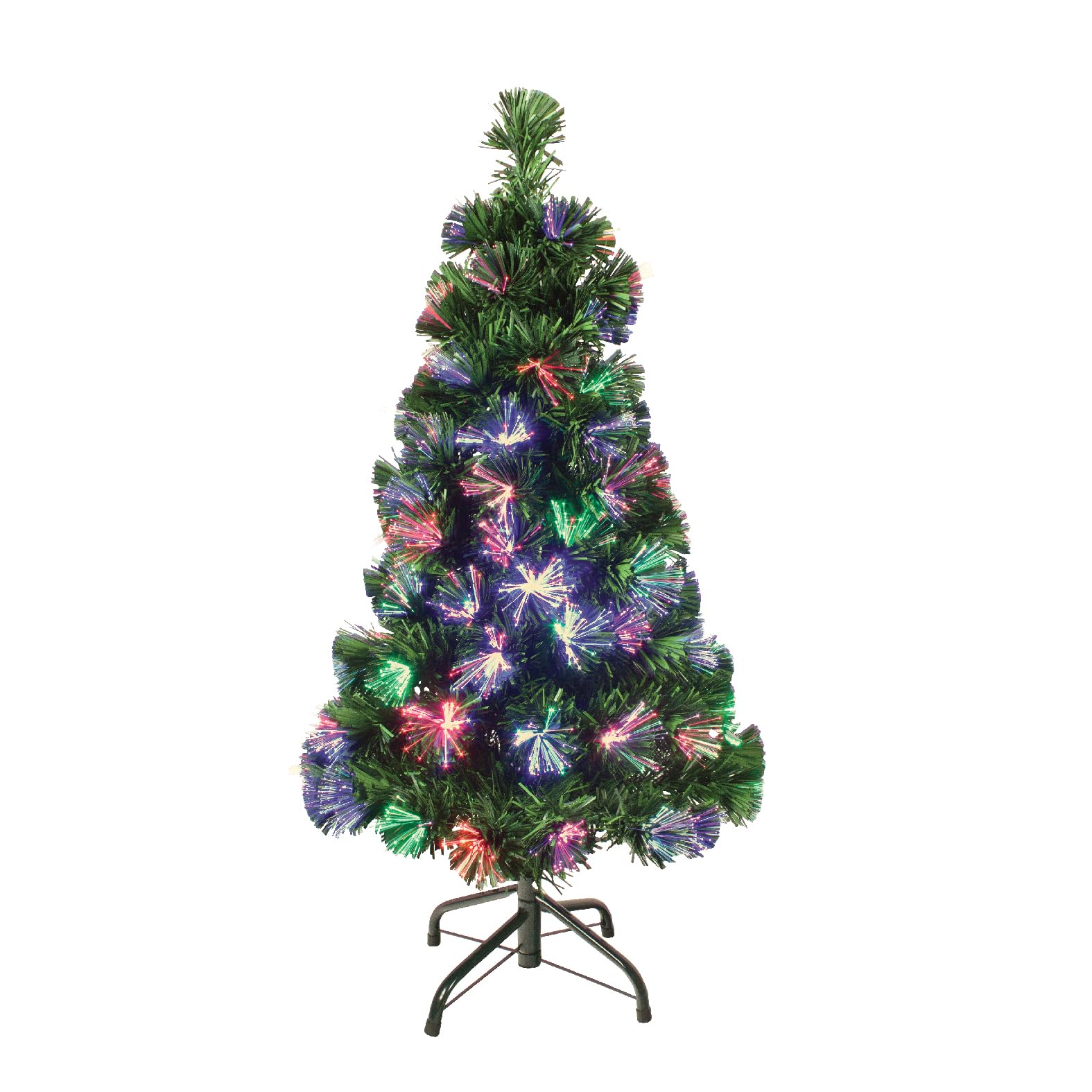 The Christmas Workshop 73570 5ft Fibre Optic Christmas Tree | Artificial Indoor Christmas Decoration | Includes Sturdy Metal Stand | 170 Tips