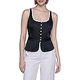 Karl Lagerfeld Womens Linen Everyday Essential Cami