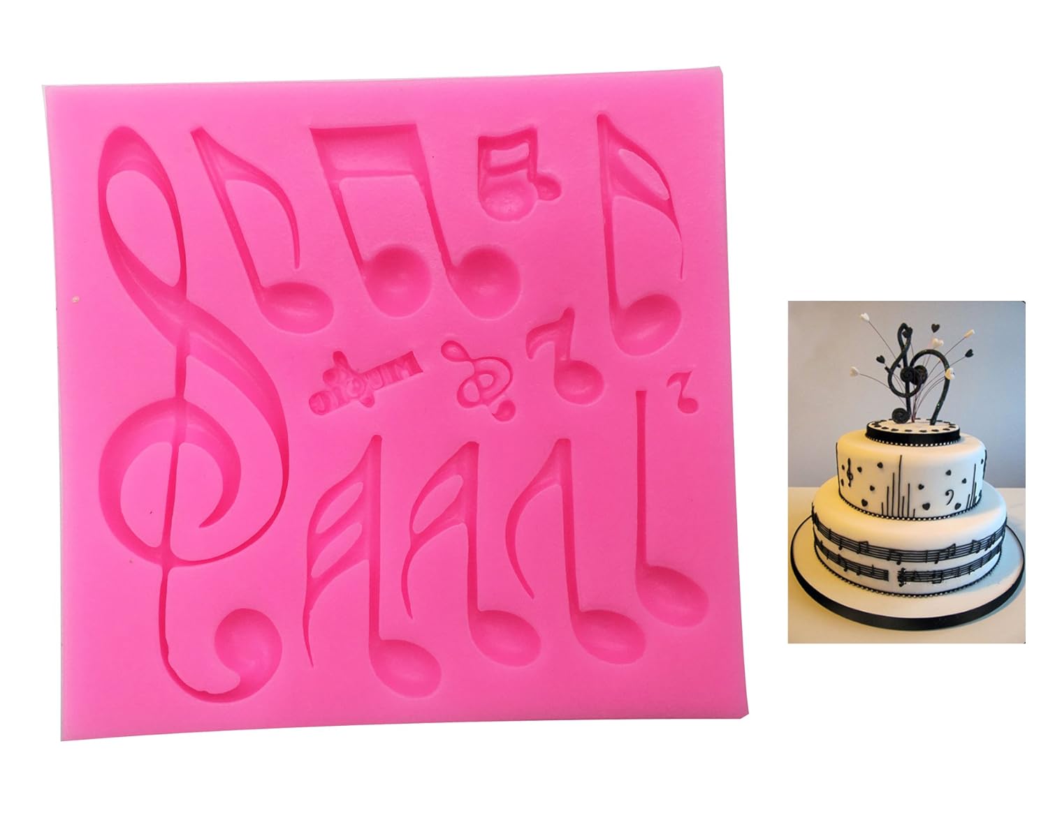 Fondant Impression Tapis De Texture Note De Musique Motif En Silicone Pour Decoration De Gateaux Fournitures Pour Cupcake Decoration De Gateau De Mariage Tapis Et Feuilles De Cuisson Cuisine Maison Helpacreche Co Za