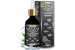 SUPERIOR FULVIC HUMIC X935 Trace Mineral Drops with Electrolytes - 77 Trace Minerals - 180 Servings- Restore Electrolytes, Improve Gut Health, Leaky Gut Repair - Plant Derived Ionic Trace Minerals from Fulvic & Humic Acid