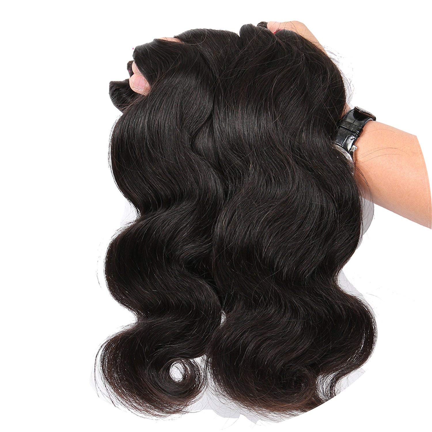 Amazon Com Never Say Good Bye Brazilian Body Wave 4 Bundle Deals