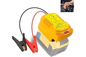 ASUNT Car Jump Starters Emergency Assistance Starter Adapter for DeWalt 18V/20V/60V Lithium Ion Battery Powered Car Jump Booster(Battery Not Included)