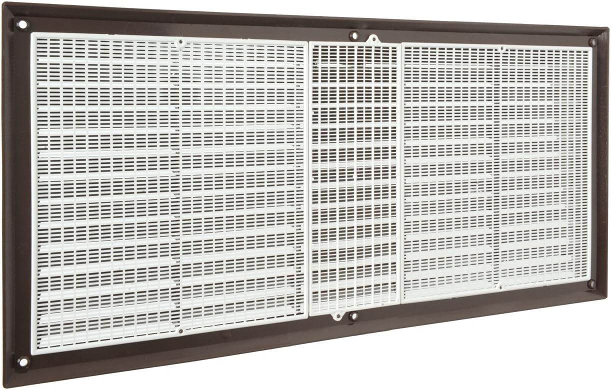 The Ventilation AR5023 M-Y Grid Plastic Rectangular Overlapping Brown 500 x 227 mm - Image 4