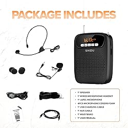 15W Portable Mini Voice Amplifier with Lapel