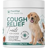 Dog Cough Medicine - 100% Natural Respiratory Support - Relief for Cough and Breathing Discomfort - All-Natural Treats Made with Real Chicken