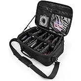 KastKing ReelTrove Fishing Reel Storage Case, Water-Resistant Fishing Bag | Fishing Reel Case Customize Storage for Travel, Tough, Portable, Shockproof Internal Divider Design, Keep Reels Protective