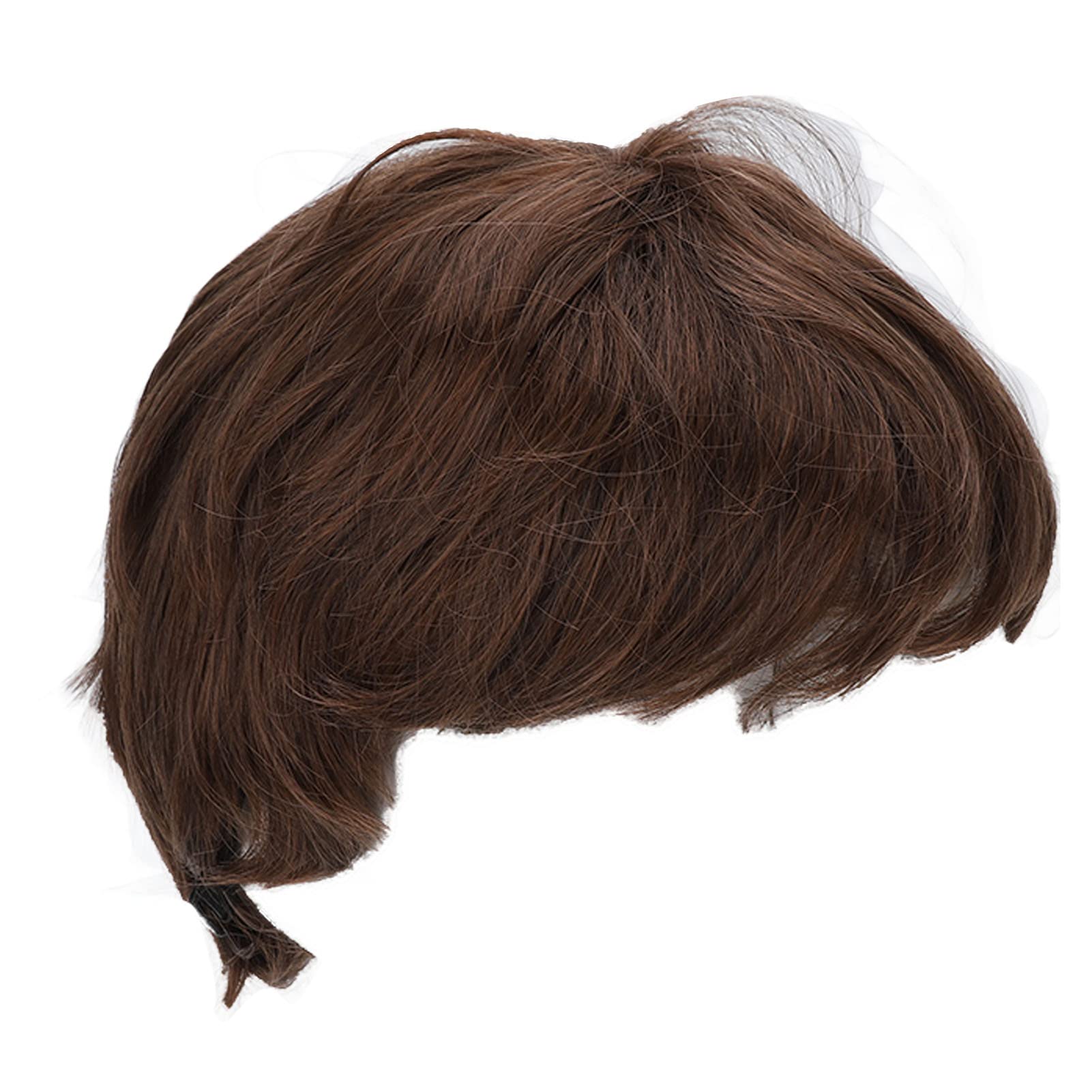 Male Wigs, Natural Prevent Fall Off Fashionable Hairstyle Breathable Men Hair Wig Comfortable Wear Light Brown Fluffy Texture for Daily Use