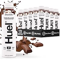 Huel Ready-to-Drink | Chocolate Meal Replacement Drink | High Protein Drink | Nutritionally Complete, Low Sugar, High Fiber, 