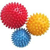 NEBORASTEP Spiky Massage Balls, 3PCS (Firm, Medium and Soft) | Muscle Massager Ball for Feet, Back, Neck, Muscles, Hands, Plantar Fasciitis, Foot Arch Trainer, Exercise, Physical Therapy