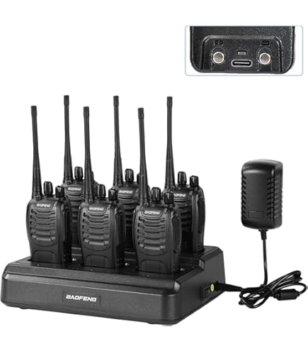 Amazon.com: 4 Pack BAOFENG BF-888S Walkie Talkie USB-C Charging 16