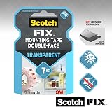 Scotch FIX Transparent Double Sided Tape 19 mm x 5 m Indoor Use view 2