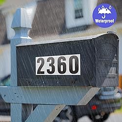 1.5 inch Self Adhesive Numbers for Mailbox, House