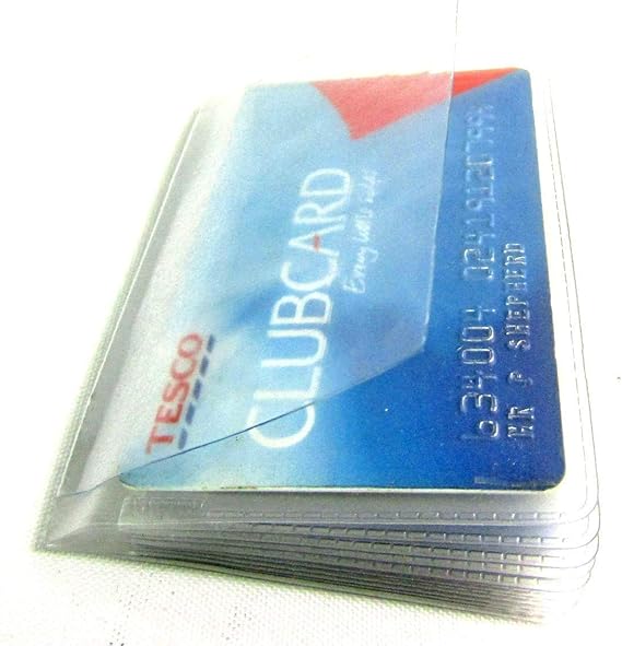 Replacement Inserts Plastic Sleeves Credit Card Holder Amazon.co.uk