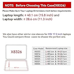 Smatree Hard EVA Protective Sleeve Case for 17.3