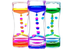 LIVOND Liquid Motion Bubbler - Fidget Tubes for Stress Relief - Calming Visual Play for School, Home, Office, Holoday Stocking Stuffer - Calming Sensory Toys for Kids with Autism or Special Needs