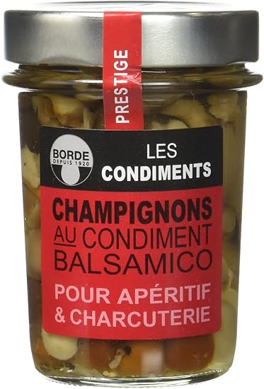 Borde Champignons Au Condiment Balsamico Bocal 21 Cl 100 G Lot De 4 Amazon Fr Epicerie
