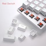 MageGee MK-Mini 60% Mechanical Keyboard 61 Keys Red Switch White view 5