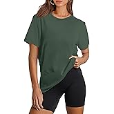 OFEEFAN Workout Tops for Women UPF 50+ Breathable Quick Dry Loose Fit T Shirt Outdoor Yoga Running Hiking Gym Tee Top