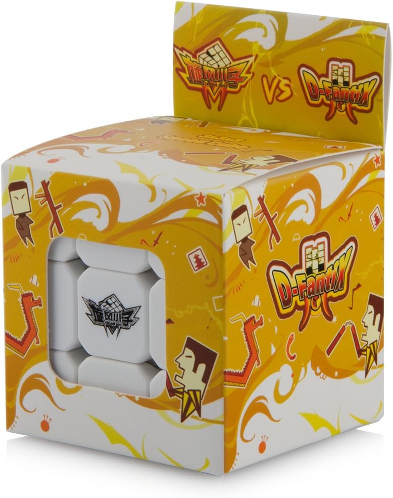 D-FantiX Cyclone Boys 3x3 Speed Cube Stickerless Magic Cube 3x3x3 Puzzles Toys (56mm): Toys & Games