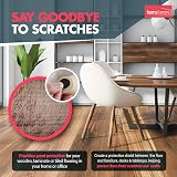 SOL 200pk Felt Pads for Furniture Feet Floor Protectors Chair Leg view 4