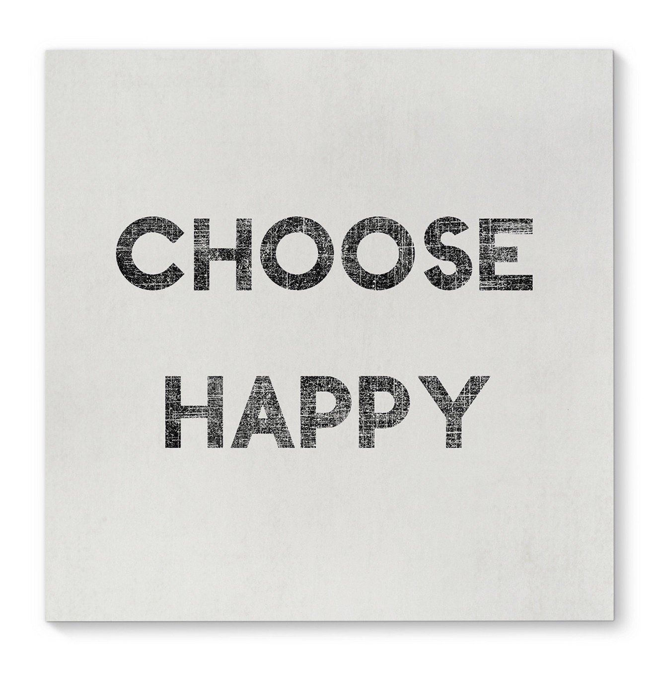 好評 Kavka Designs Choose Happyキャンバスアート ブラックホワイト Inspoコレクション サイズ 12 X 12 X 1 5 Telavc1247gw12s B06vtg6wd7 訳ありセール格安 Almnssa Com