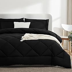 CozyLux Queen Comforter Set with Sheets 7 Pieces