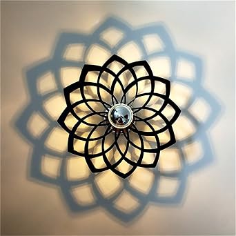 E14 Modern Creative Acryl Geschnitzt Wand Lampe Cafe Bar