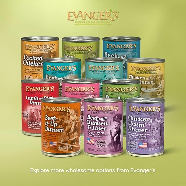 EVANGER’S HERITAGE CLASSICS GOIN’ FISHIN’ DINNER FOR CATS – 12 COUNT, 12.5 OZ EACH – OCEAN FISH & MEAT BLEND, GRAIN FREE, LIMITED INGREDIENTS, TRADITIONAL LOAF STYLE