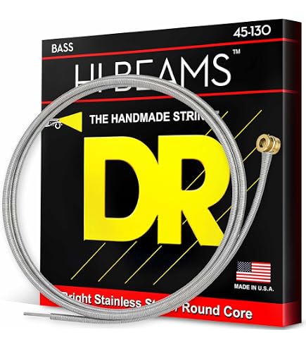 Amazon.com: DR Strings Lo-Rider - Stainless Steel Hex Core Bass 45