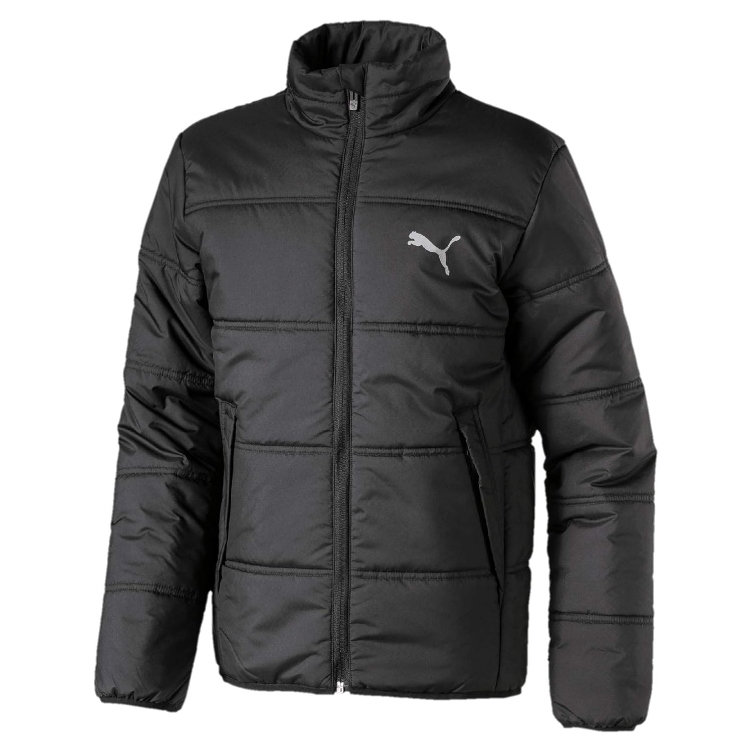 puma ess padded jacket black