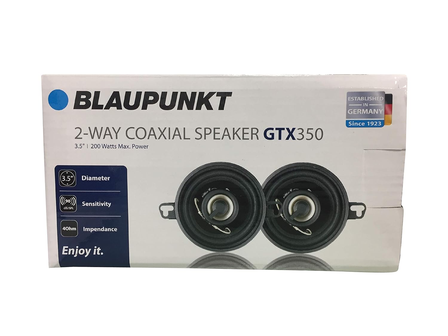 blaupunkt aluminium led speaker