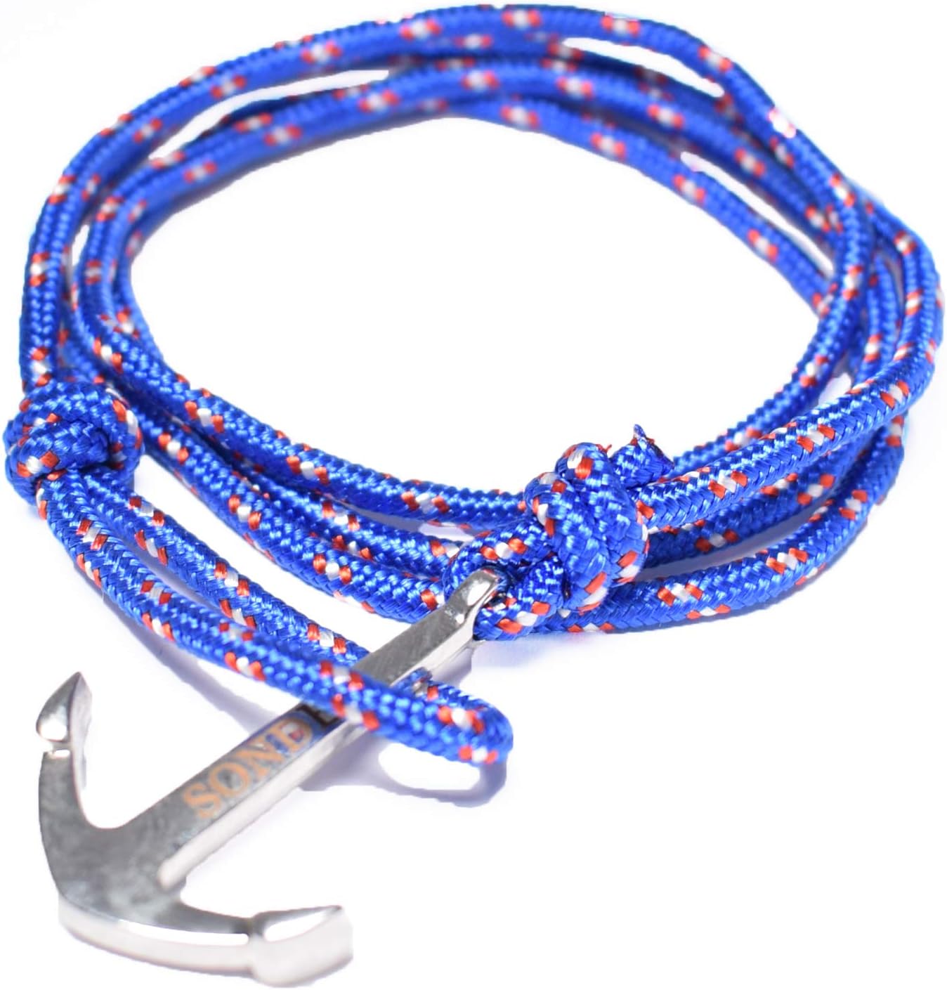 Anchor Bracelets for Men Women on Rope Cuff Bracelets with a Stainless Steel Silver Nautical Anchor in and Styles - Look Better