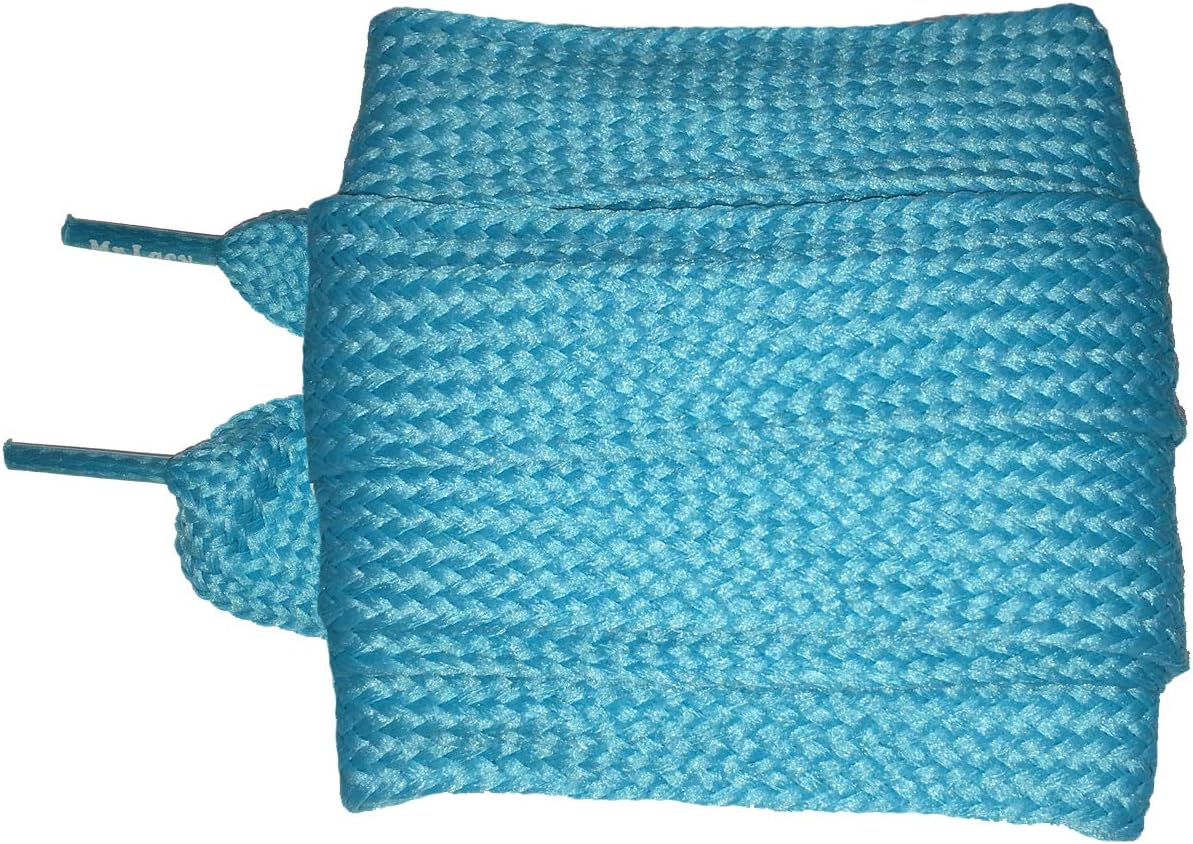 Mr Lacy Fatties Shoelaces Aqua Blue Fat Laces