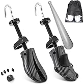 eachway Shoe Stretcher Shoe Trees,Adjustable Length & Width for Men and Women (S (for Women's 5.5-10) Black)