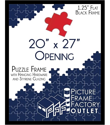 Amazon.com - PFFO 19.25x26.625 Puzzle Frame, 1.25