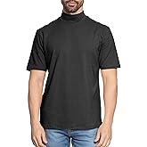 STRETCH IS COMFORT Men’s Oh So Soft Mock Neck Long Sleeve Shirt Perfect for Casual Wear, Stylish, Classic Fit | Small-5X
