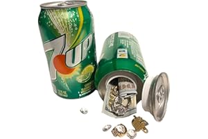 SMARTER IDEAS 7 UP Can Safe 7 UP Diversion Safe 7 UP Stash Safe Compatible/Replacement for (7 Up) Made by Keurig Dr Pepper Company 7up Can Safe with Hidden Compartment to Hide Money, Jewelry, or ???