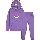 Pokemon Tracksuit Set Boys, Teens, 2 Pc Hoodie Joggers, Anime Hoodie Sweatpants Kids Clothes Teen Apparel, Gifts for Boys